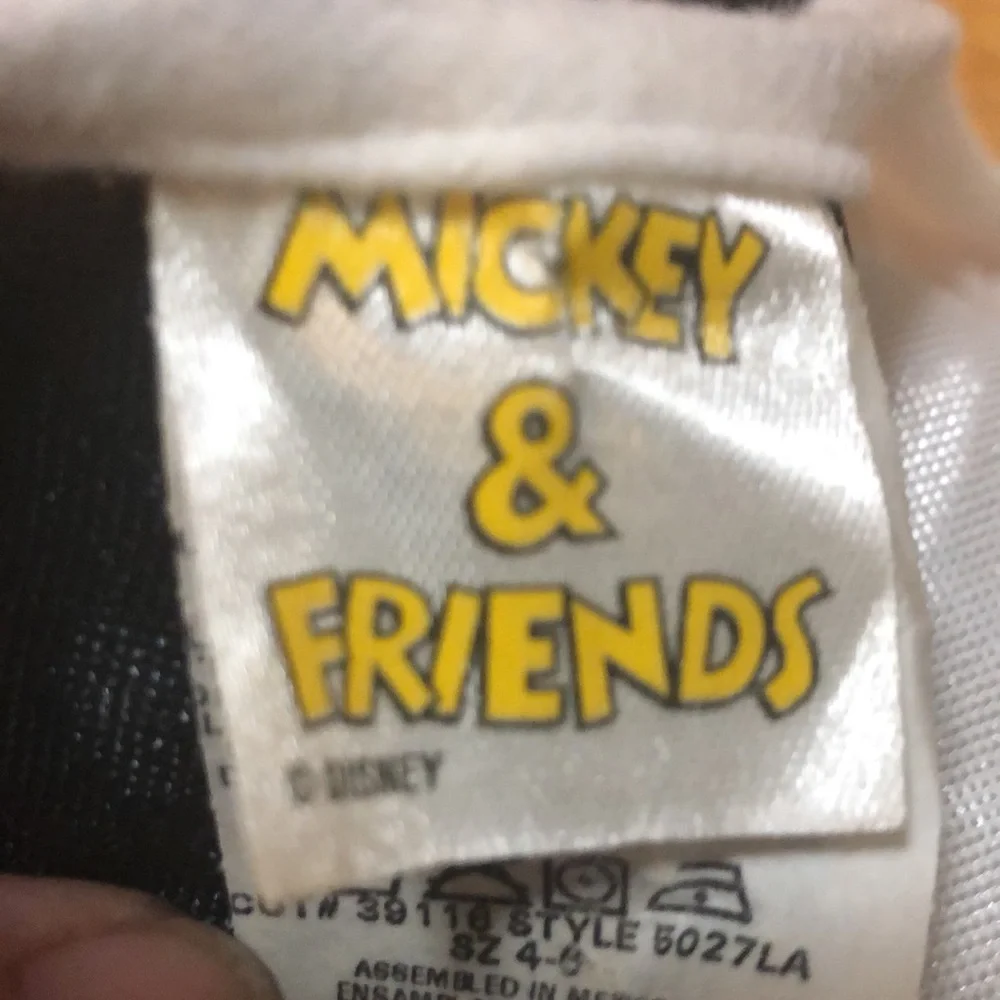 Vintage Mickey and Friends Costume. Size4-6